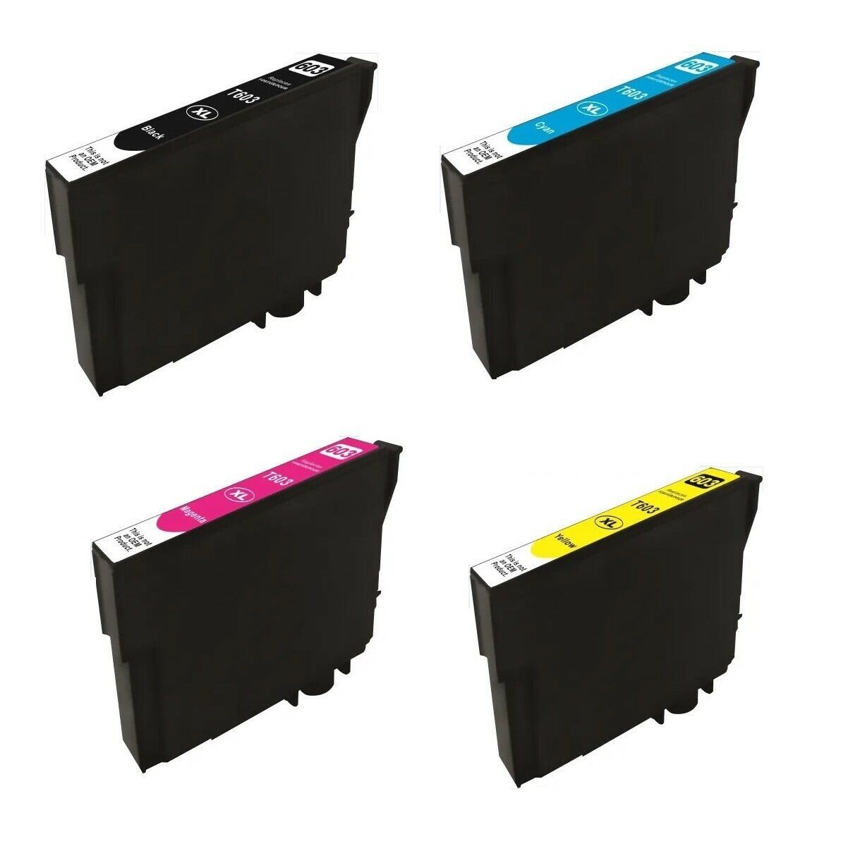 4 Druckerpatronen Set für Epson 603 XL XP2100 XP3100 XP4100 WF2810 WF2830 WF2850