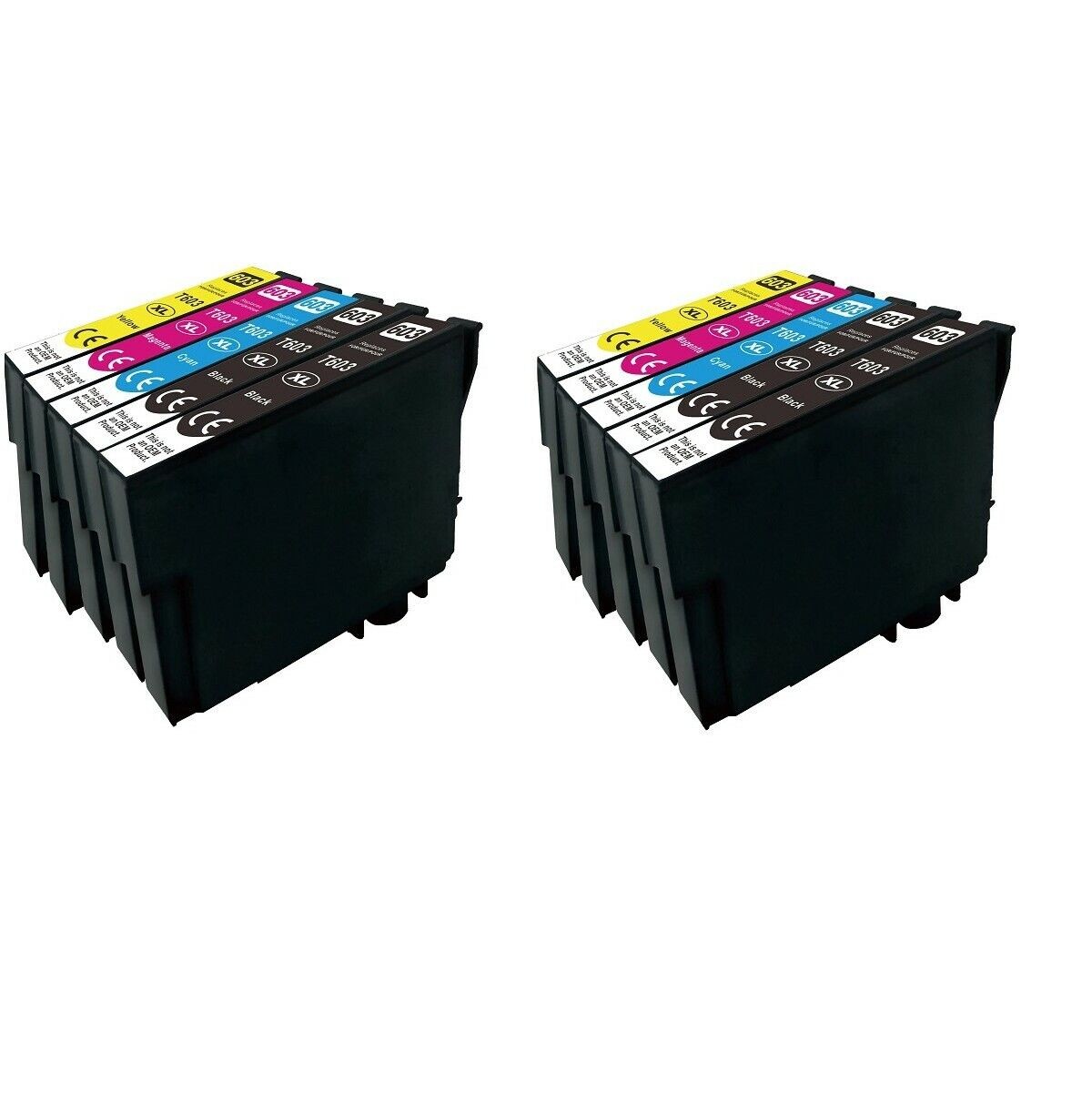 10 Druckerpatronen Set für Epson 603XL XP2100 XP3100 XP4100 WF2810 WF2830 WF2850