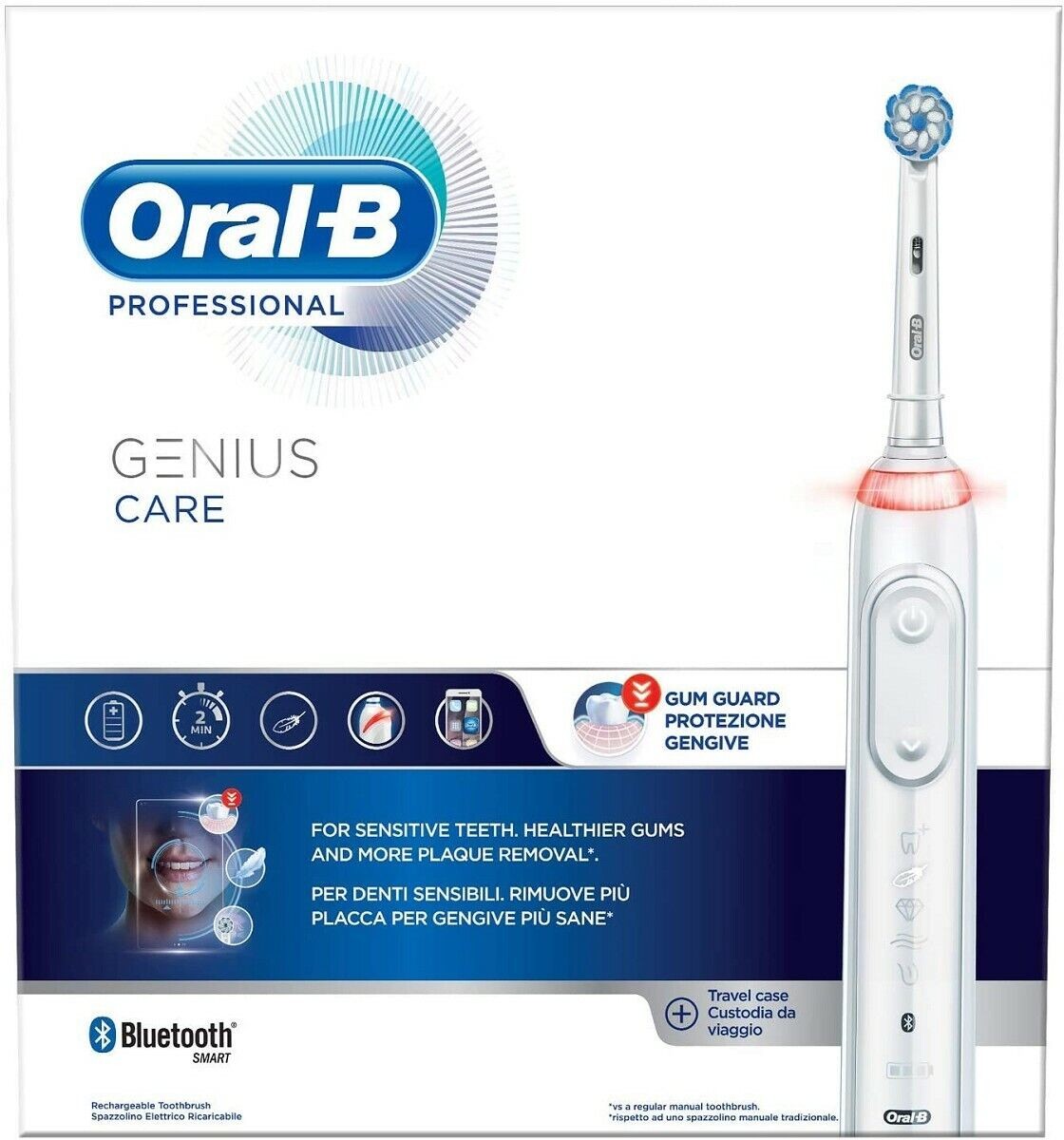 Oral-B Power Genius Professional Care Elektrische Zahnbürste für empfindliche Zähne